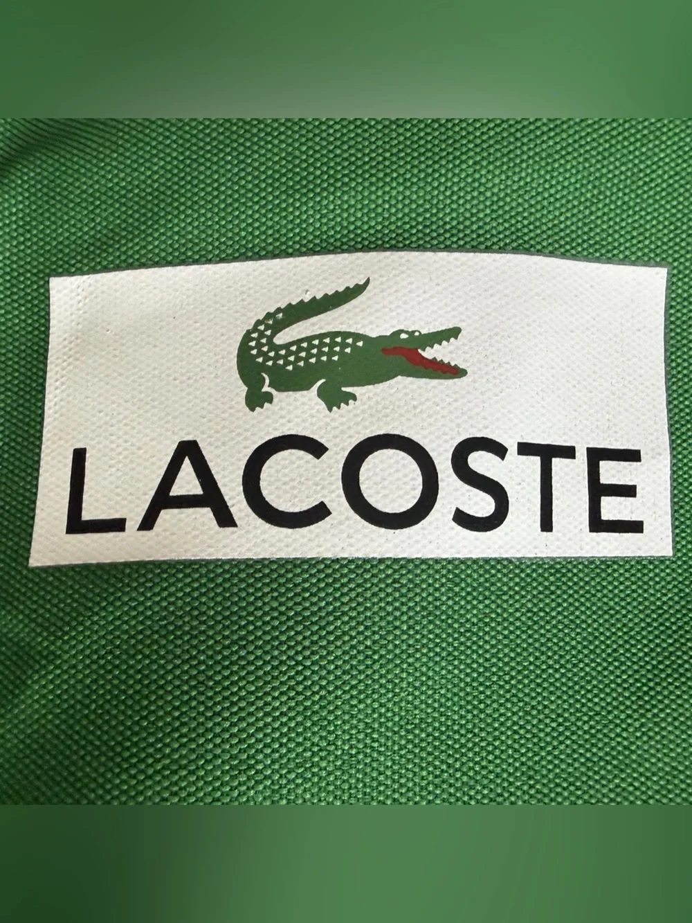 Vintage Lacoste Green Convertible Garment Travel Bag NWOT